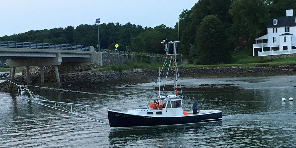 Boats in York Harbor