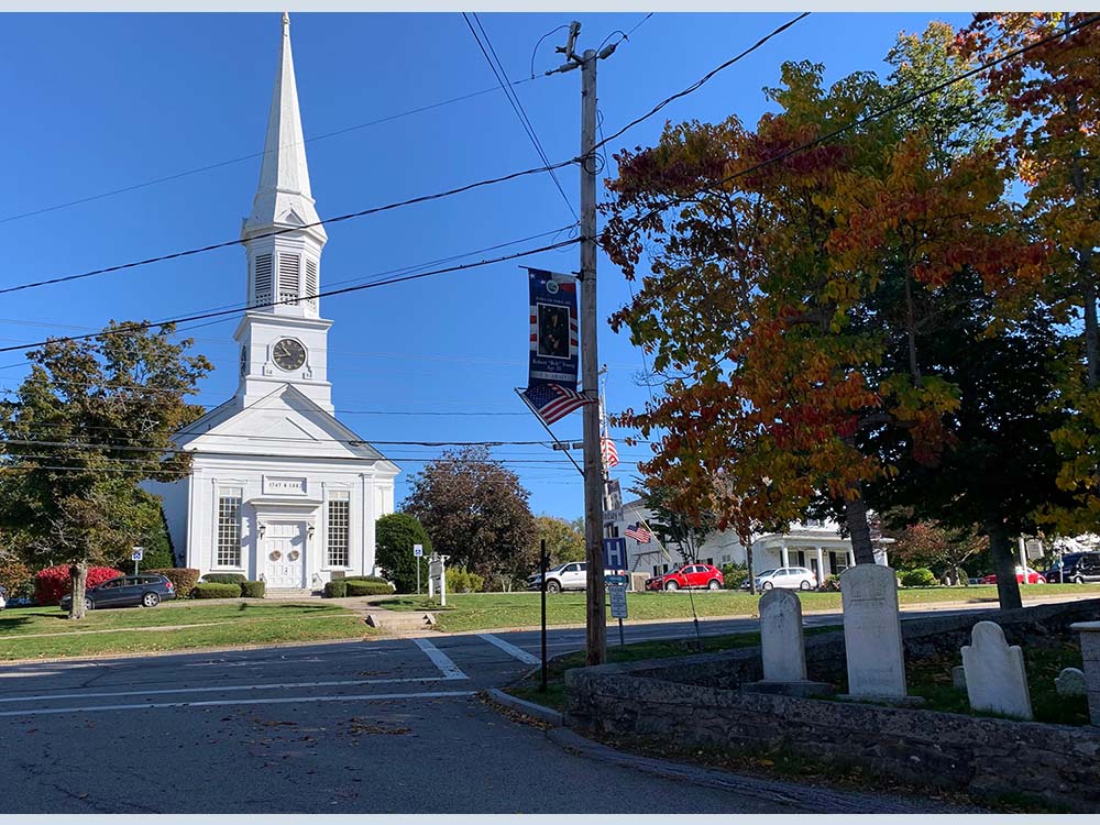 York Village ~ First Parish Church.